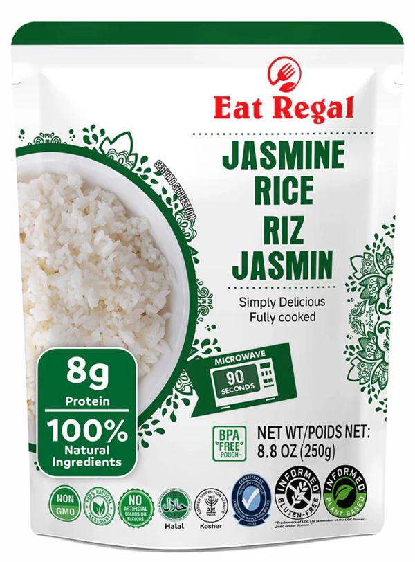 Eat Regal Heat & Eat Rice Pack, Jasmine – 8.8 oz