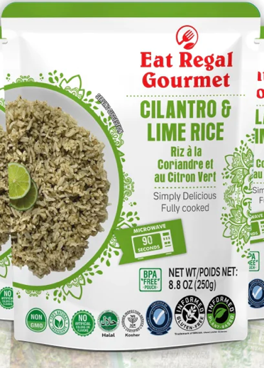Eat Regal Heat & Eat Rice Pack, Cilantro and Lime Rice – 8.8 oz