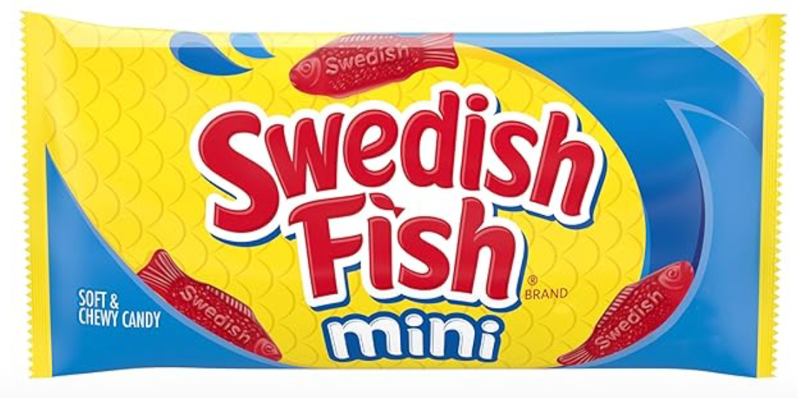 SWEDISH FISH Mini Soft & Chewy Candy - 2oz