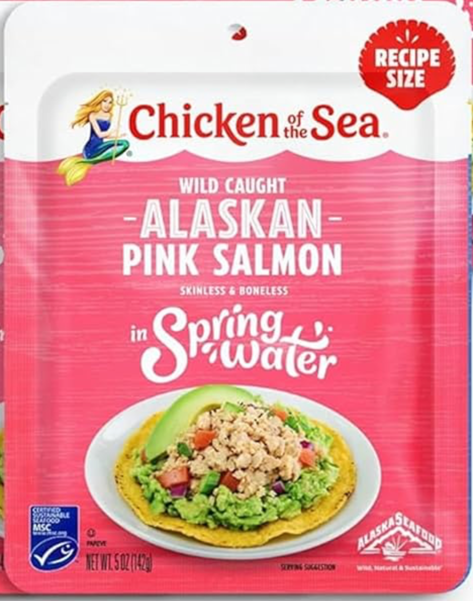 Chicken of the Sea Alaksan Pink Salmon in Spring Water, 5 Ounce Packets