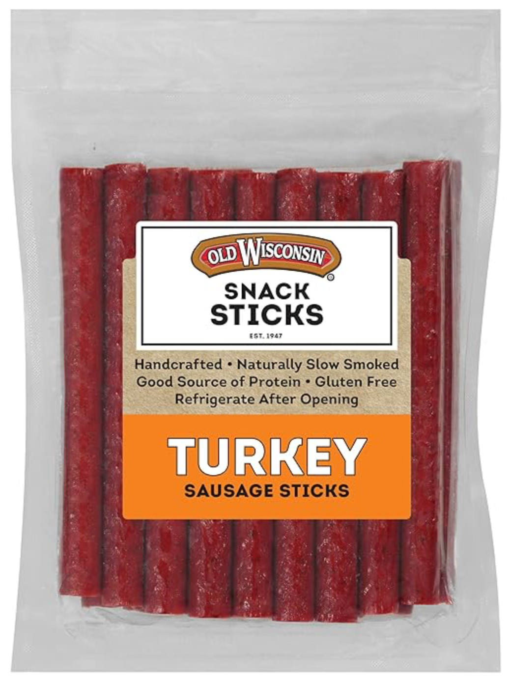 Old Wisconsin Turkey Sausage Snack Sticks 16 Ounce